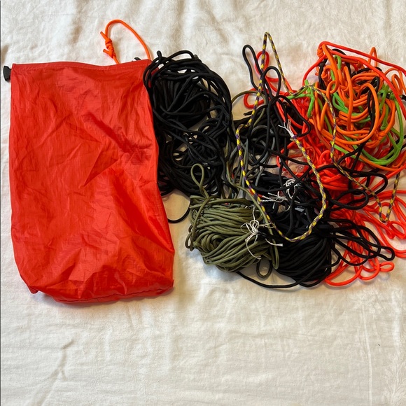 Orange Storage Bag with Cords - Picture 1 of 1